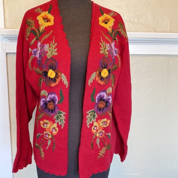 Vintage Susan Bristol New Traditions Embroidered Cottagecore - Picture 12 of 12